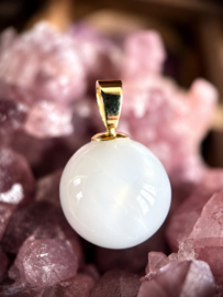 DNA Pearl hanger 14k geelgoud 2.0