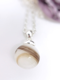 Moedermelk hanger- en ketting Pearl