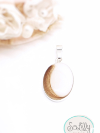 Moedermelk ketting ovaal medium