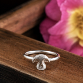 Ring met volledige neusafdruk mini hond/kat