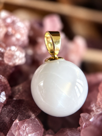 DNA Pearl hanger 14k geelgoud 2.0