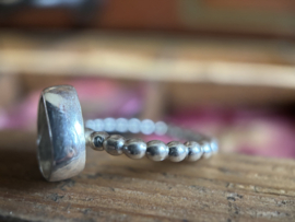Exclusieve handgemaakte bolletjes ring druppel