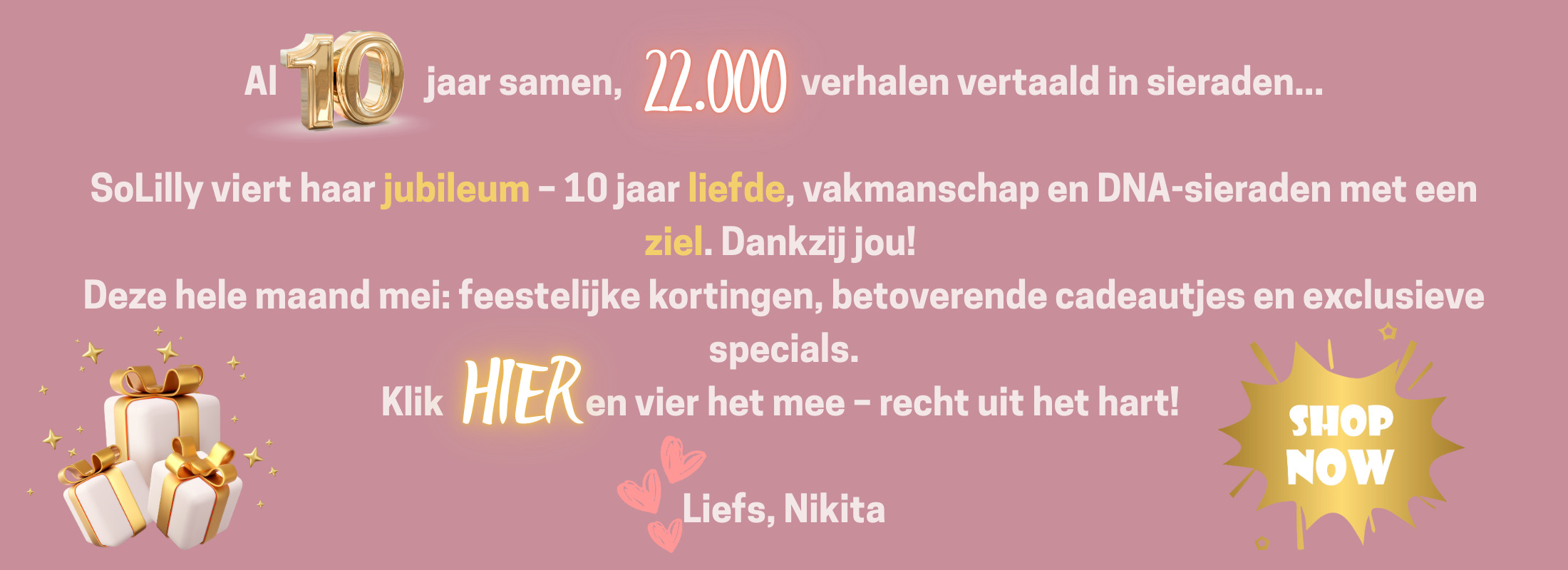 10 jarig jubileum