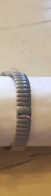 Flexibele armband zilver 1045-8 met koper maat XL
