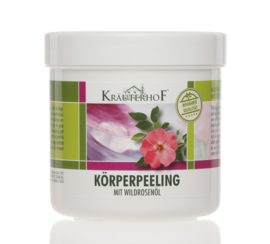 Kräuterhof® ®body scrub WILDROSENÖL 400g en Kräuterhof® body cream -WILDROSENÖL 250ml