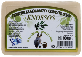 Knossos Pure Olijfoliezeep met ezellinenmelk