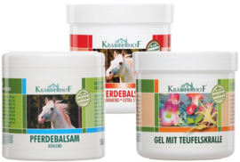 3 Potten Kräuterhof® (verwarmend, verkoelend & duivelsklauw) 500ml per pot