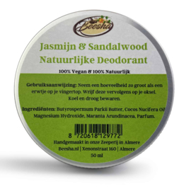 Natuurlijke Deodorant Jasmijn & Sandalwood