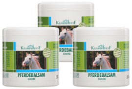 3 Potten Kräuterhof® verkoelende paardenbalsem 500ml per pot