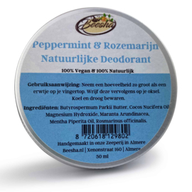 Natuurlijke Deodorant Peppermint & Rozemarijn