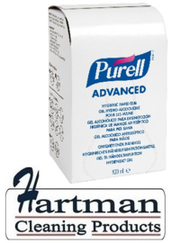 P9657-12 - Gojo Purell advanced, handsanitizer gel 12 x 800 ml. p/ds