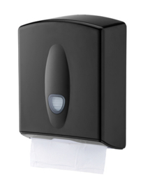 3340 - Handdoekdispenser midi kunststof zwart