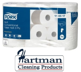 110318 - Tork Extra Soft toiletpapier 3-lgs wit