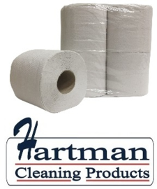238340 - ECO en FSC gecertificeerd 2-laags recycled traditioneel tissue toiletpapier 400 vel - 10 x 4 rol p/pak