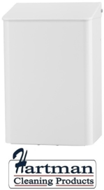 8205 - Afvalbak 6 liter gesloten wit, MediQo-line MQWB6P