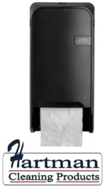 441051 - Quartz-Line Doprol Toiletpapier Dispenser (Zwart) EURO Products