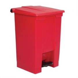K816 - Rubbermaid afvalcontainer rood 45.5ltr