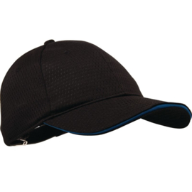 B171 - Cool Vent baseball cap zwart en blauw