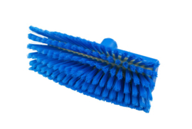 807151006-2 - Polyester FBK  wasborstel vezels in hars gegoten kleurcode HACCP 280 mm x 48 mm medium blauw 93155