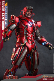 Hot Toys Iron Man 3 MM AF 1/6 Silver Centurion (Armor Suit Up Version) - Pre order