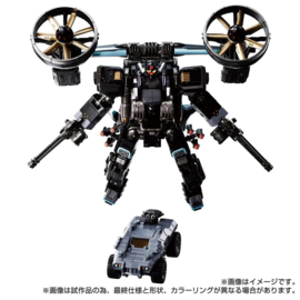 Takara Tomy Diaclone TM-22 Tactical Mover Garuda Versaulter <Gyro Lifter Unit> Raven