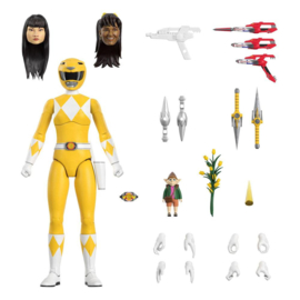 Super7 Mighty Morphin Power Rangers Ultimates AF Yellow Ranger