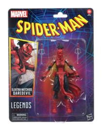 F6572 Spider-Man Marvel Legends Retro Collection Elektra Natchios Daredevil