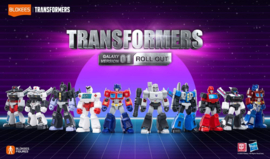 Transformers Blokees Plastic Model Kit Galaxy Version 01 Roll Out
