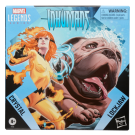 F9108 Marvel Legends Series Marvel's Crystal and Lockjaw