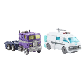 F0859 Transformers Generations Selects WFC-GS17 Shattered Glass Ratchet & Optimus Prime - Pre order