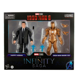 Marvel Legends The Infinity Saga 2-Pack Happy Hogan & Iron Man