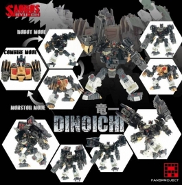 Fansproject Saurus Ryu-Oh Dinoichi