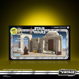 G0671 Star Wars The Vintage Collection Streets of Mos Eisley Playset with Jawa