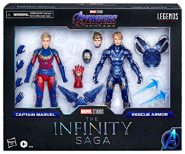 Marvel Legends Infinity Saga Captain Marvel & Rescue Armor