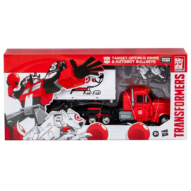 F9652 Transformers Target Optimus Prime and Autobot Bullseye 2 Pack