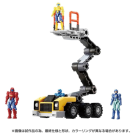 Takara Tomy Diaclone DA-105 Dia-Nauts & Lift Machine