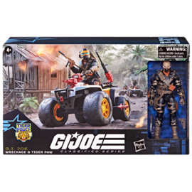F9435 G.I. Joe Classified Series Tiger Force Wreckage & Tiger Paw ATV