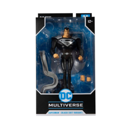 McFarlane Toys DC Multiverse Superman Black Suit (Superman:The Animated Series)