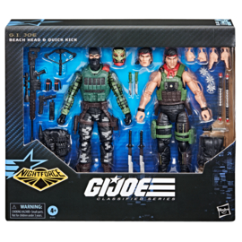 G1232 G.I. Joe Classified Series Night Force Beach Head & Quick Kick