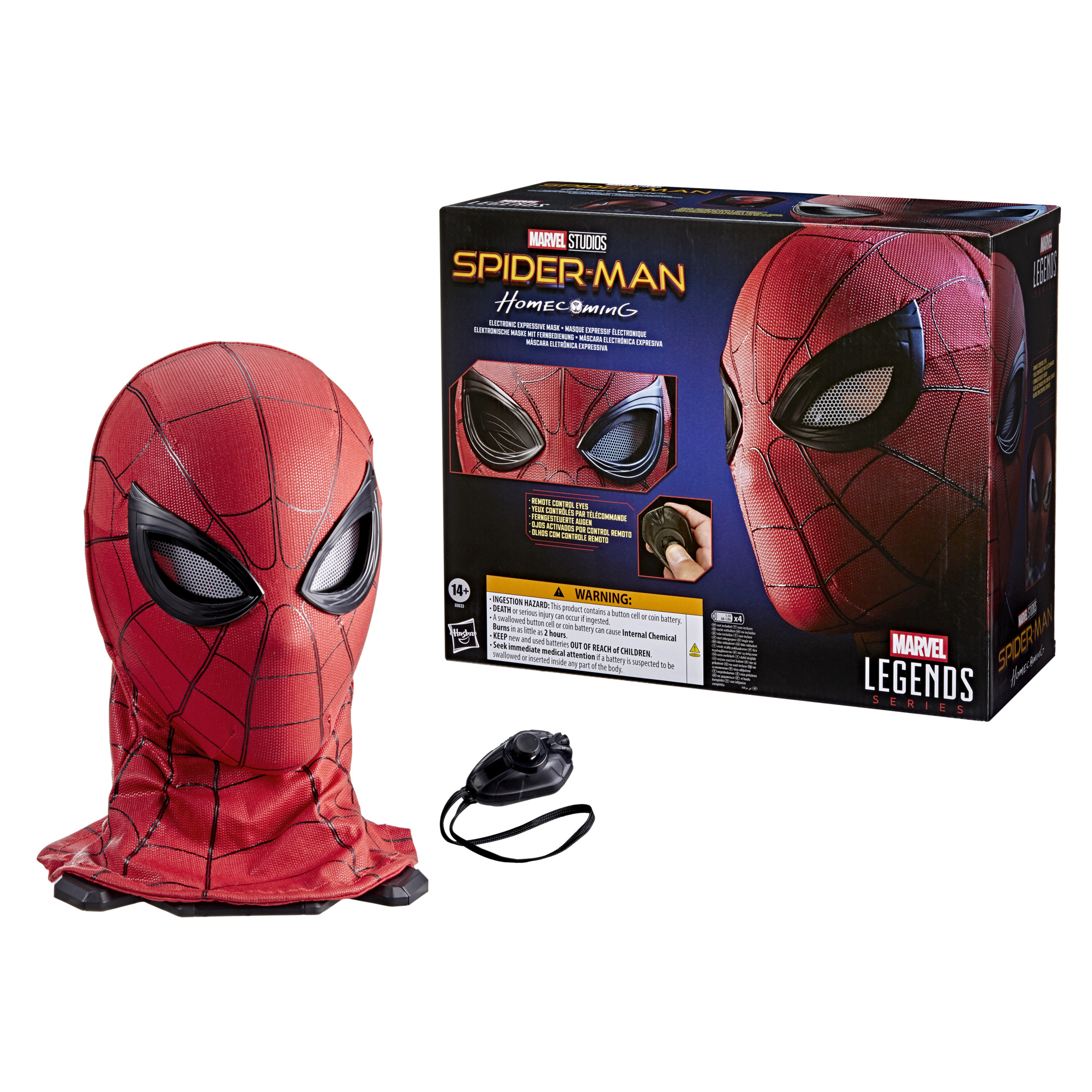 G0633 Marvel Legends Series Spider-Man: Homecoming Electronic Expressive Mask