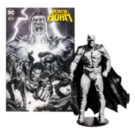MCF15893 DC Direct Black Adam Batman Line Art Variant (Gold Label - SDCC)
