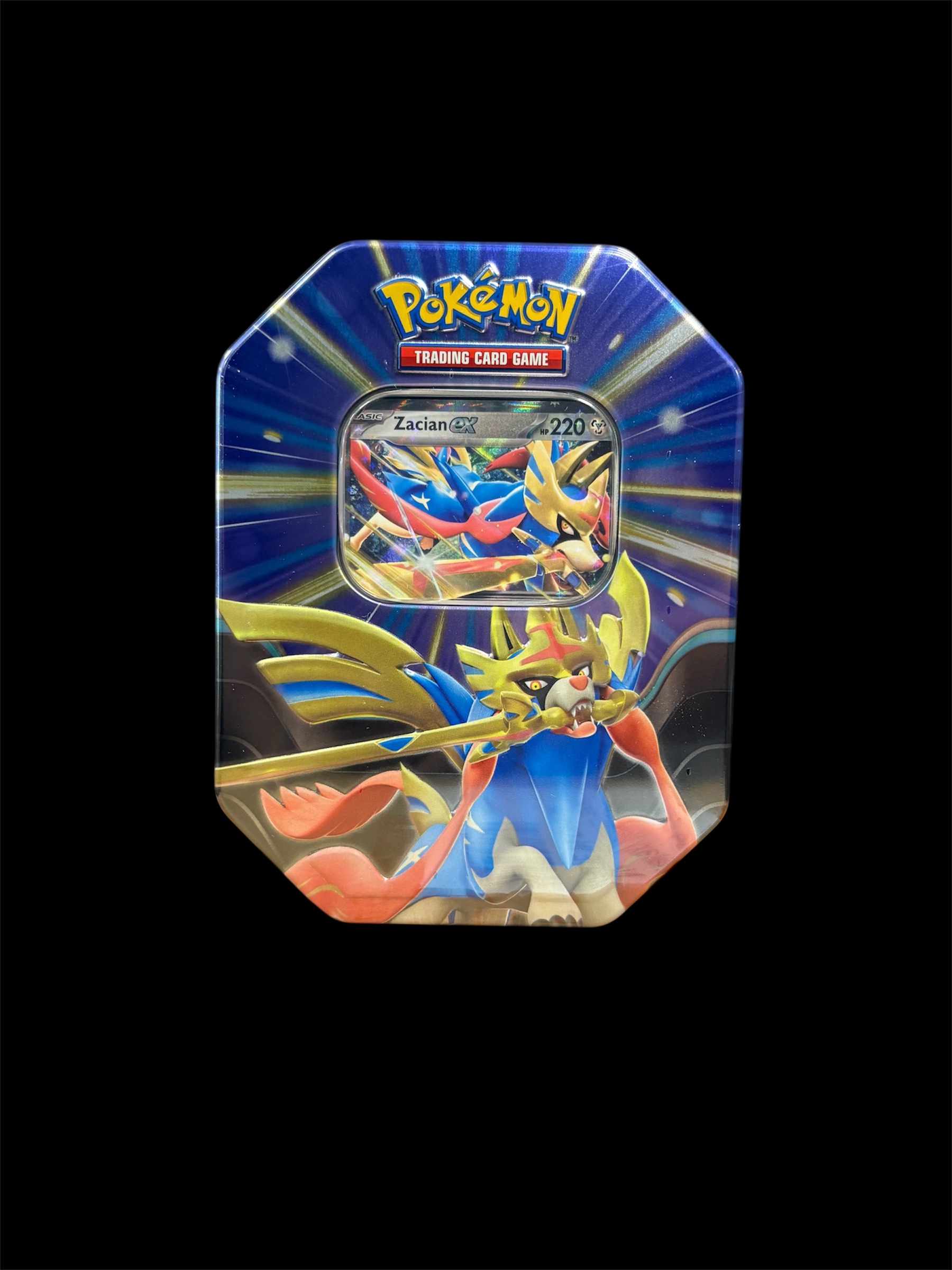 Pokemon TCG Slashing Legends Tin Zacian ex
