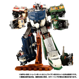 Takara Tomy Mall Exclusive Transformers MPG-06S Trainbot Kaen Raiden Box Set