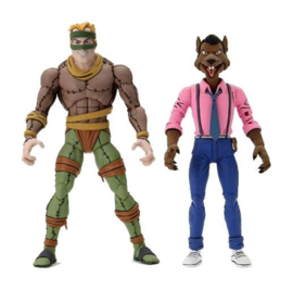 NECA TMNT AF 2-Pack Rat King & Vernon