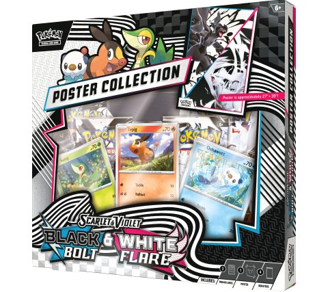 Pokemon TCG Black Bolt & White Flare Poster Collection