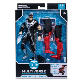 DC Multiverse Build A Action Figure Black Lantern Superman (Blackest Night)