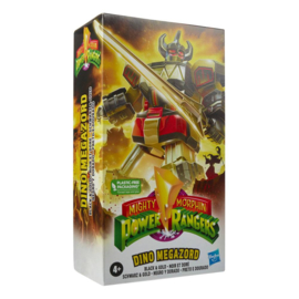 Hasbro Mighty Morphin Power Rangers Retro Style Black & Gold Dino Megazord - Pre order