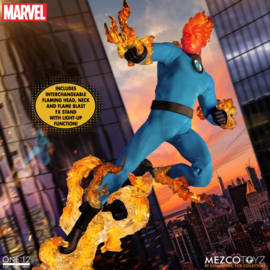 Mezco Marvel Action Figure 1/12 Fantastic 4 Deluxe Steel Set