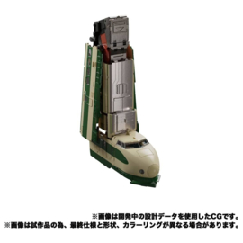 Takara Masterpiece MPG-03 Trainbot Yukikaze Raiden Combiner