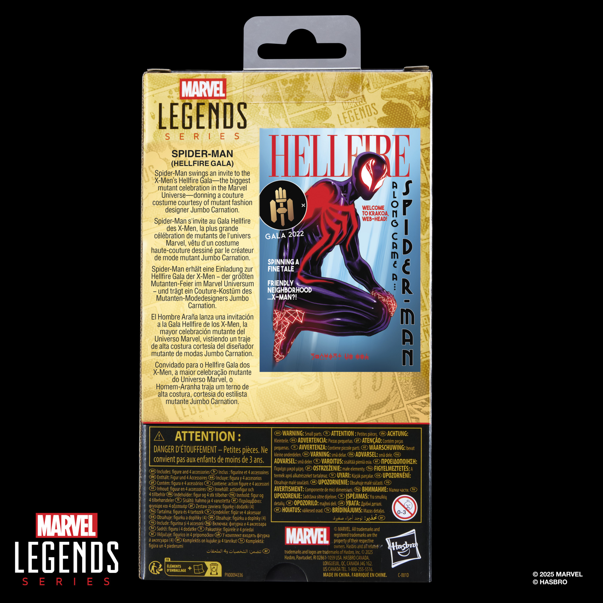 G0627 Marvel Legends Series Spider-Man Hellfire Gala